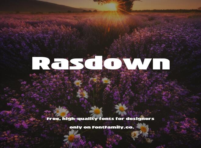 Rasdown Font