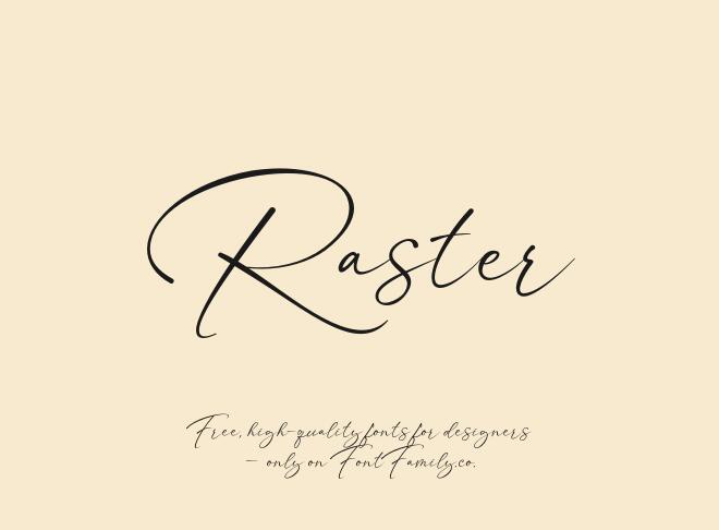 Raster Font