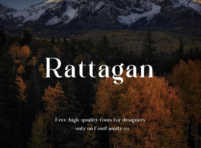 Rattagan Font