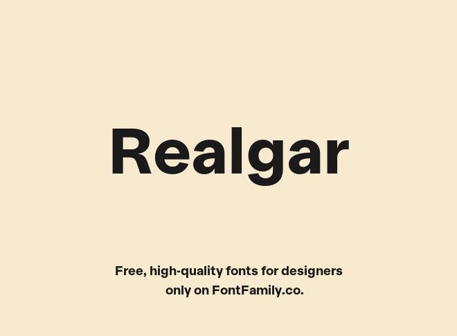 Realgar Font