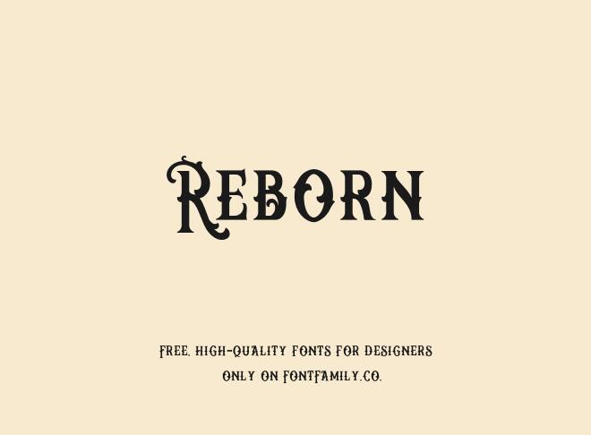 Reborn Font