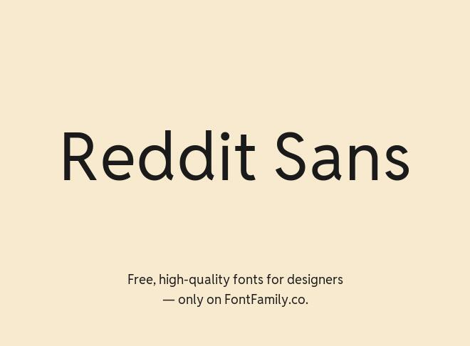 Reddit Sans Font