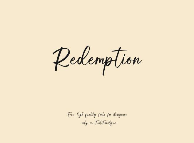Redemption Font