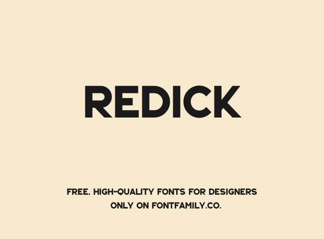 Redick Font