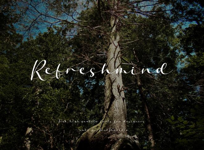 Refreshmind Font
