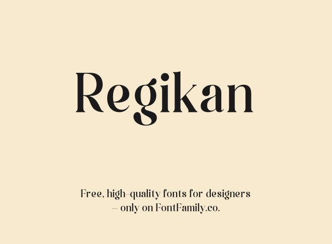 Regikan Font