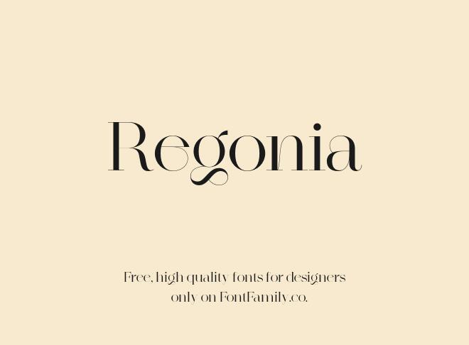 Regonia Font