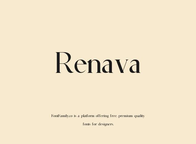 Renava Font