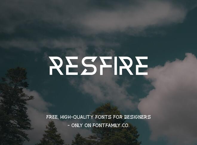 Resfire Font