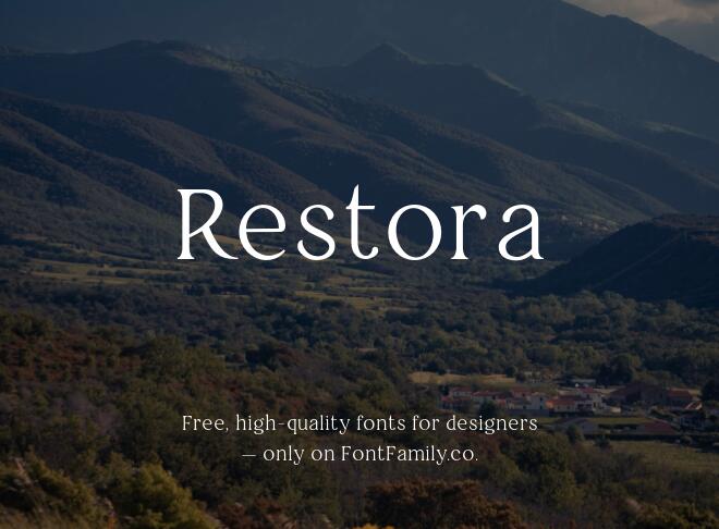 Restora Font