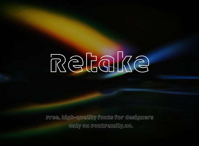Retake Font