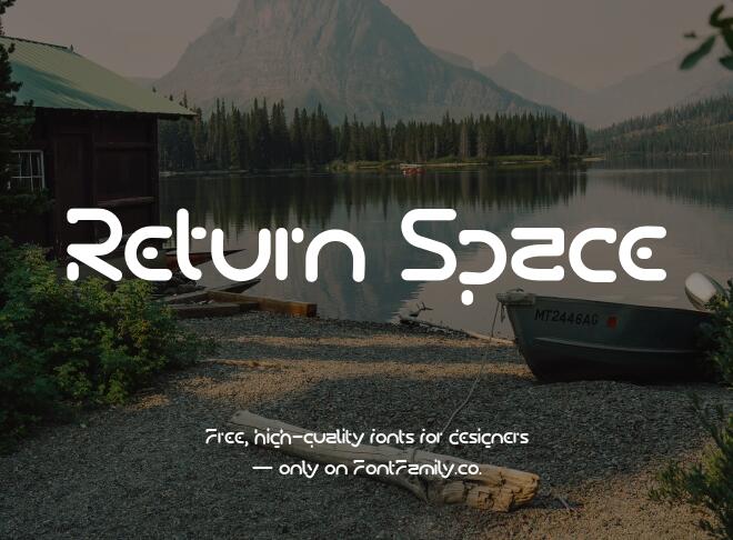 Return Space Font