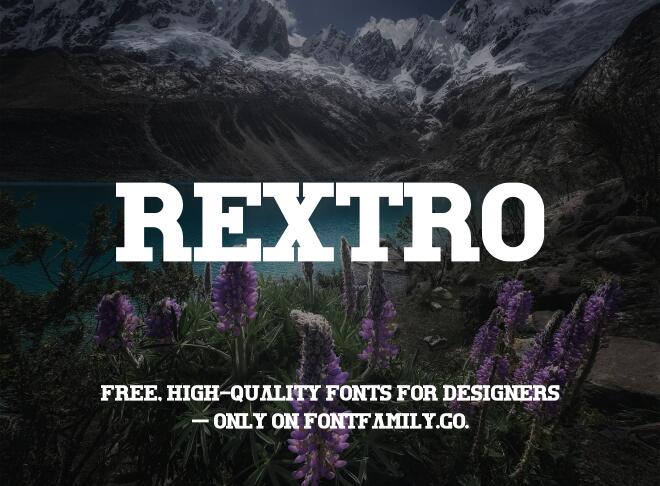 Rextro Font