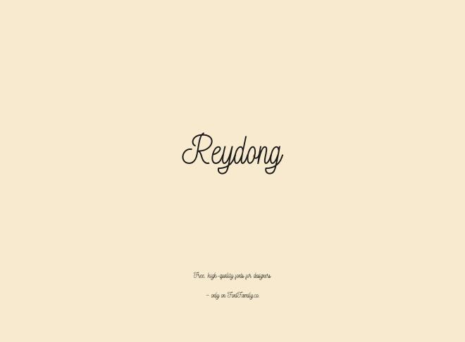 Reydong Font