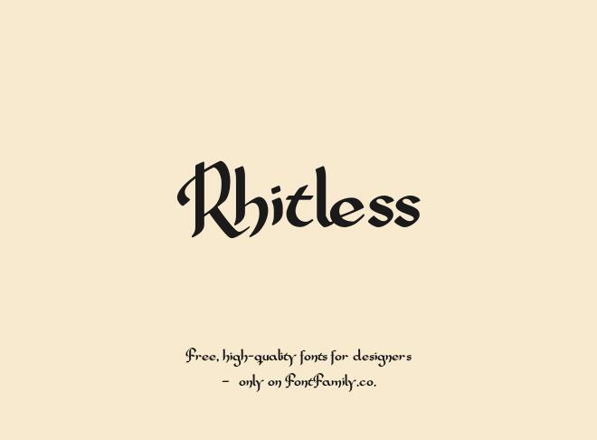 Rhitless Font