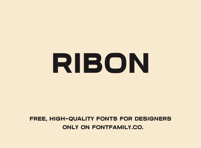 Ribon Font
