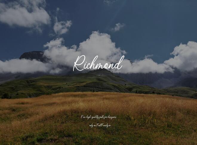 Richmond Font