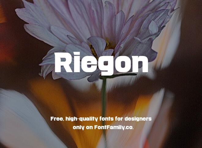 Riegon Font
