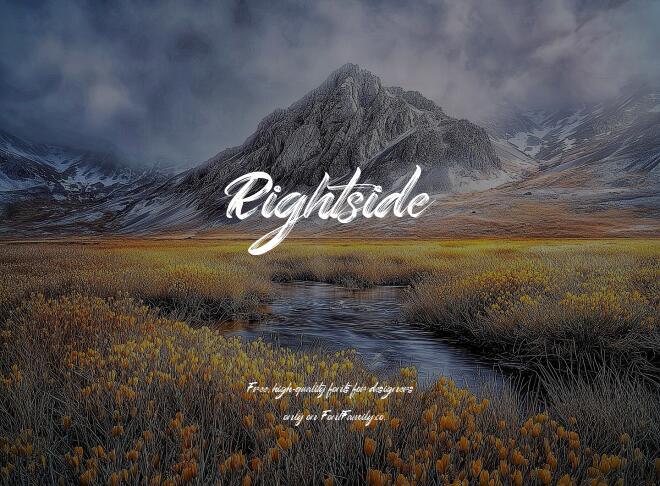 Rightside Font