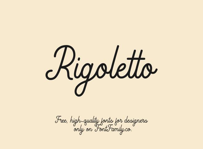 Rigoletto Font