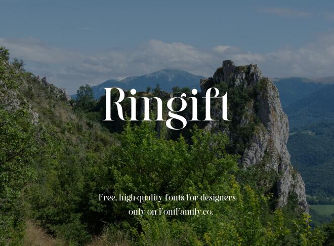 Ringift Font