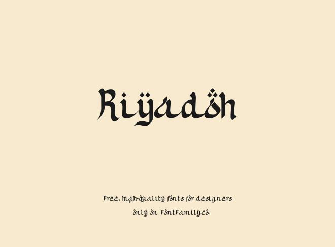 Riyadoh Font