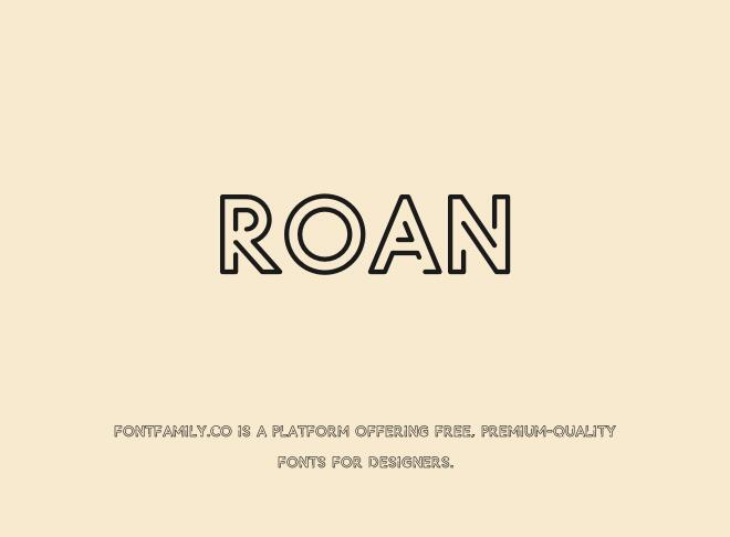Roan Font