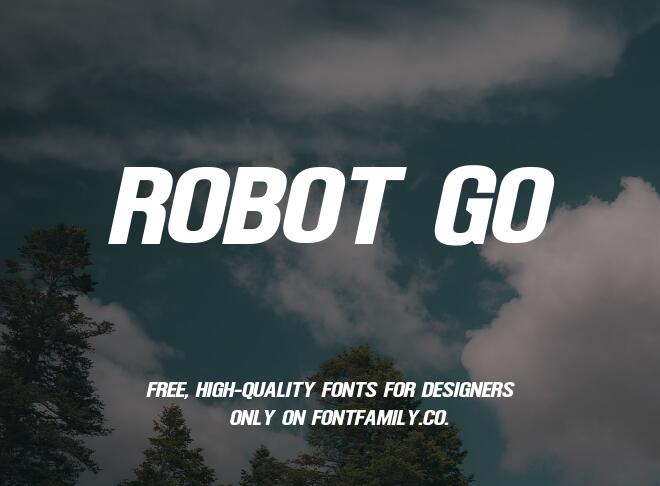Robot Go Font