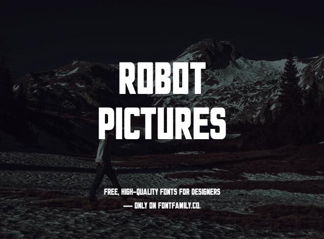Robot Pictures Font