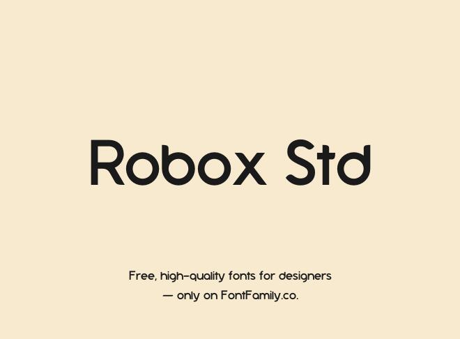 Robox Std Font