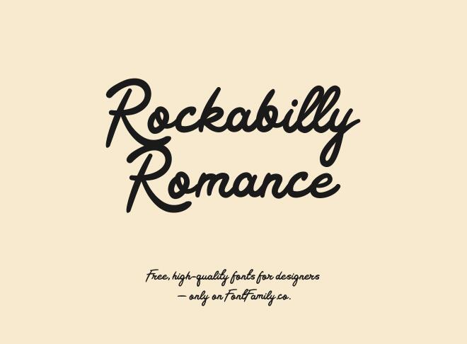 Rockabilly Romance Font