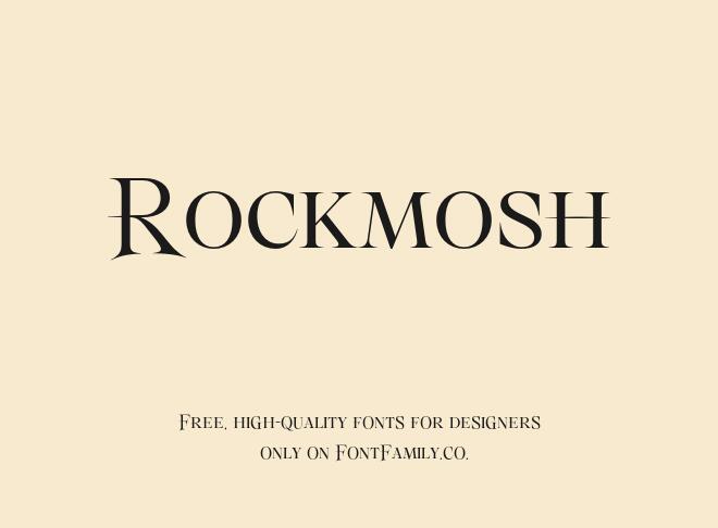 Rockmosh Font