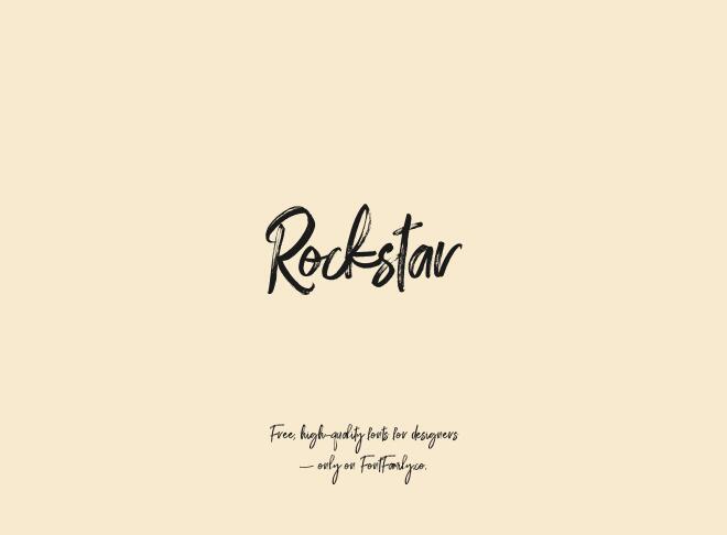 Rockstar Font