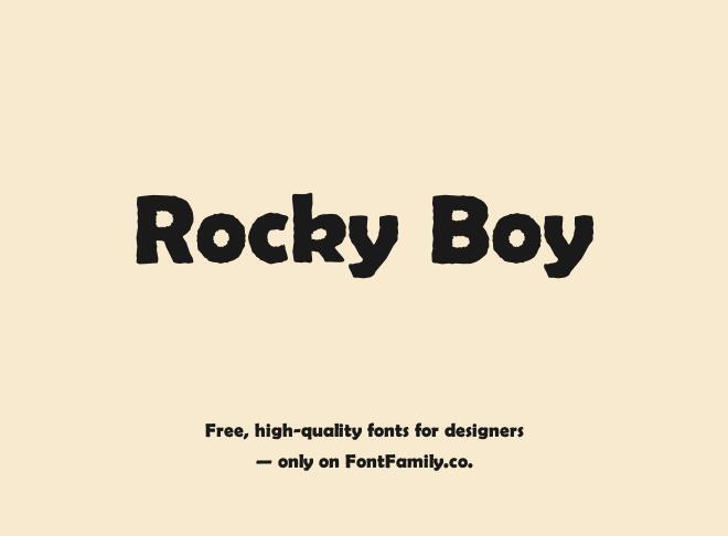 Rocky Boy Font