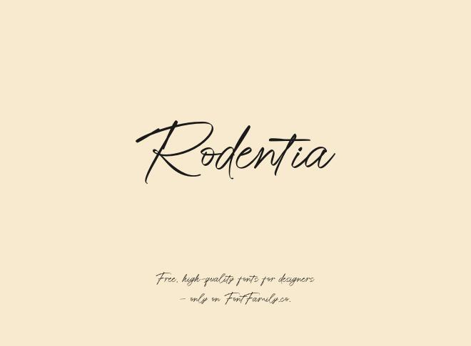 Rodentia Font