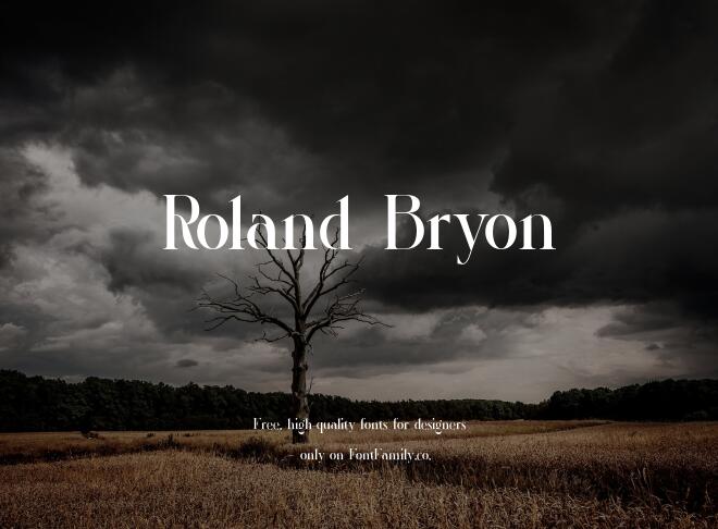 Roland Bryon Font