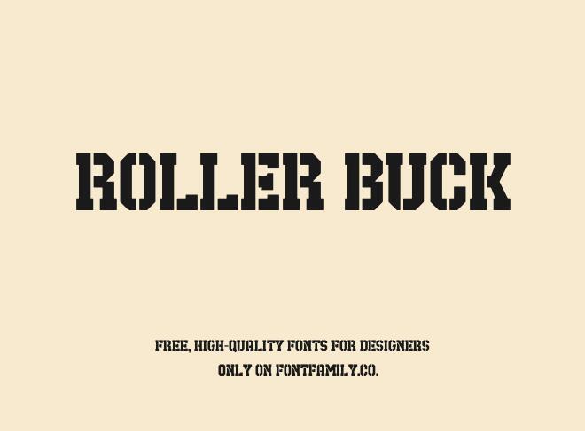 Roller Buck Font