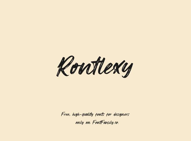 Rontlexy Font