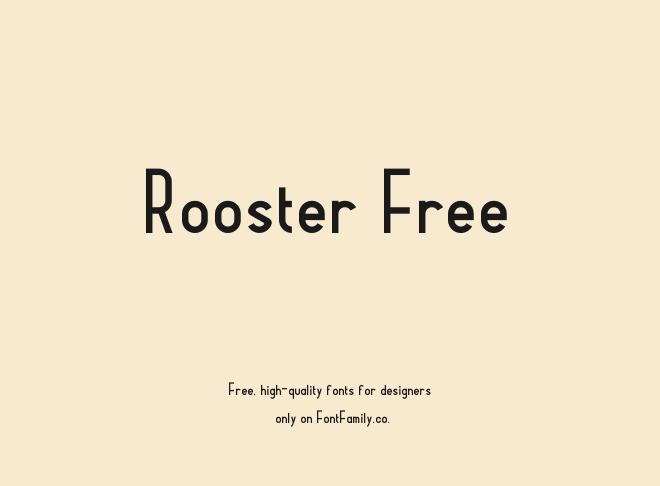 Rooster Free Font