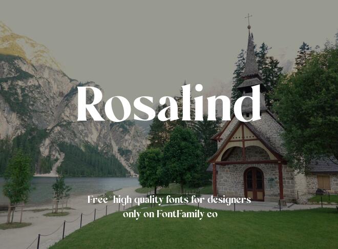 Rosalind Font