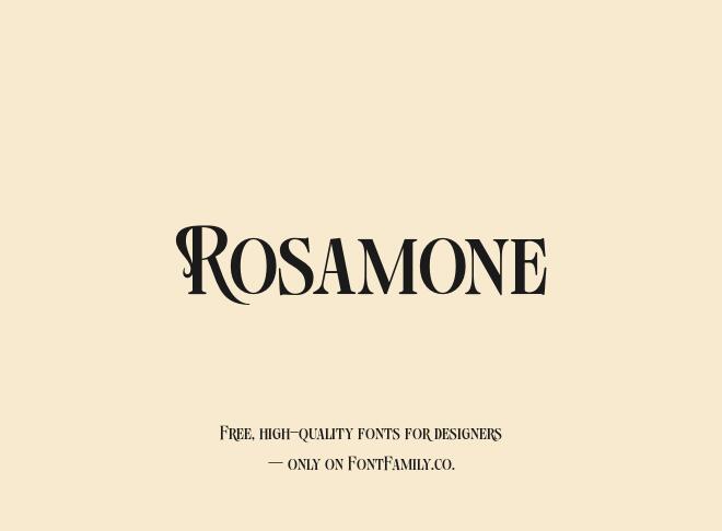 Rosamone Font