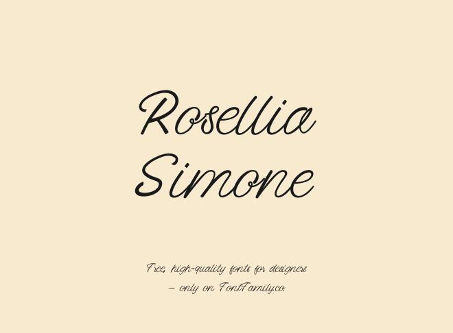 Rosellia Simone Font