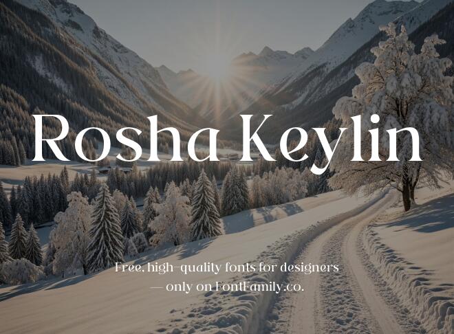 Rosha Keylin Font