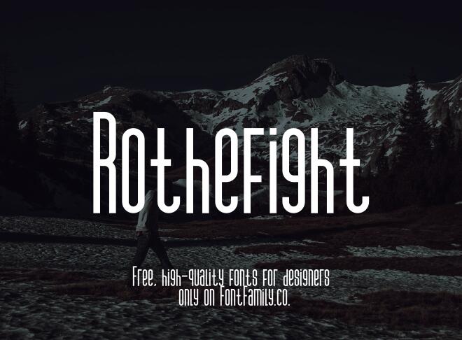 Rothefight Font