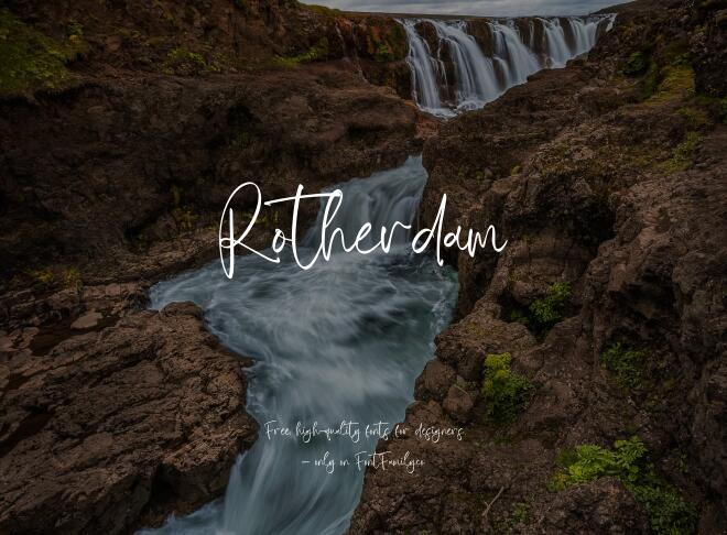 Rotherdam Font
