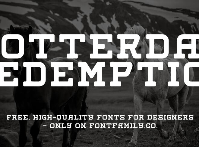 Rotterdam Redemption Font
