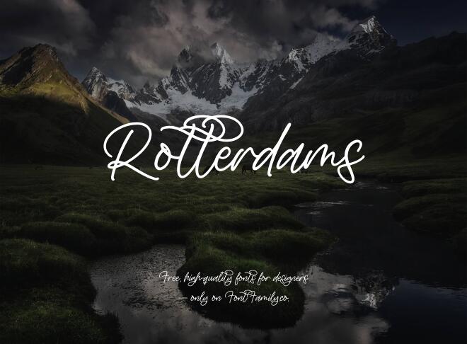 Rotterdams Font