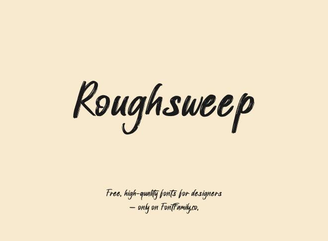 Roughsweep Font