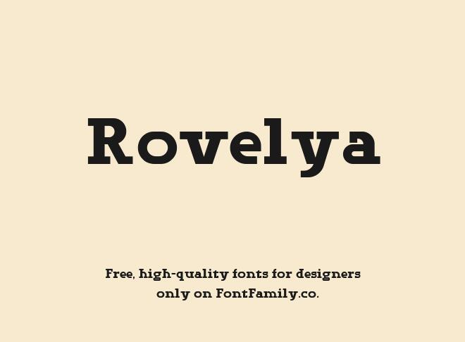 Rovelya Font
