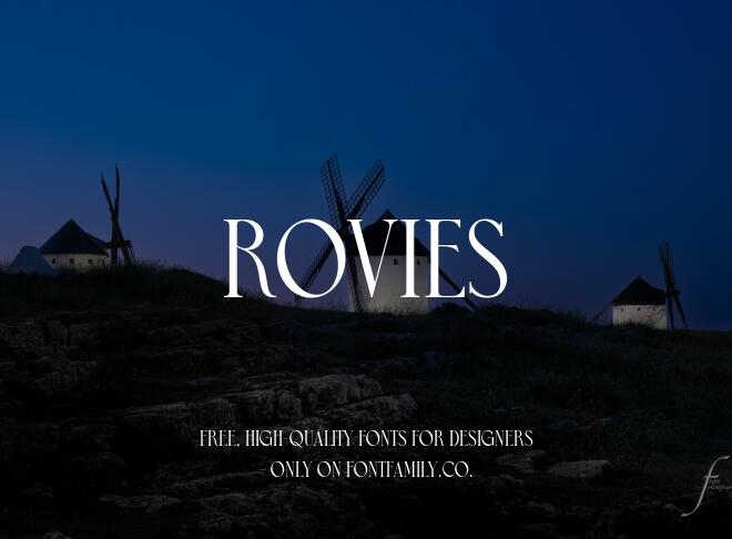 Rovies Font